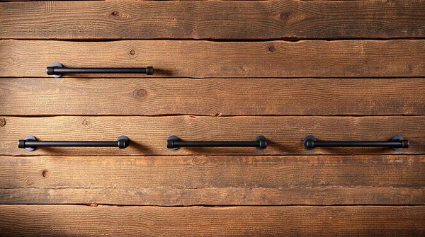 10 porte serviette mural en bois au style industriel simpliste