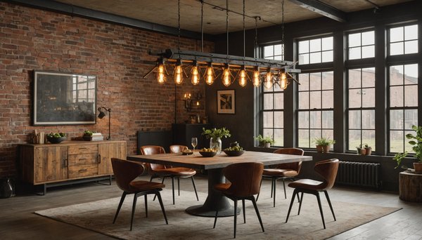 Un souffle rétro chic : la suspension rétro industrielle orion, reine de l'éclairage intérieur